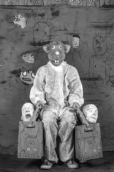Roger Ballen: Bagged, 2017, from the series "Roger the Rat